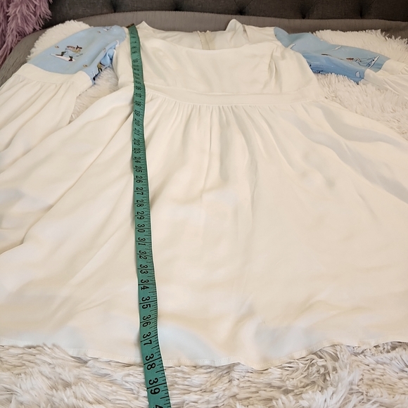 NEW Hot Topic Peter Pan Disney Colab Peasant Dress Size Large - Picture 9 of 10